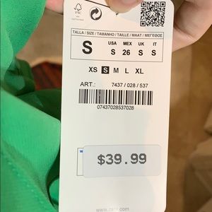 Green Zara Dress